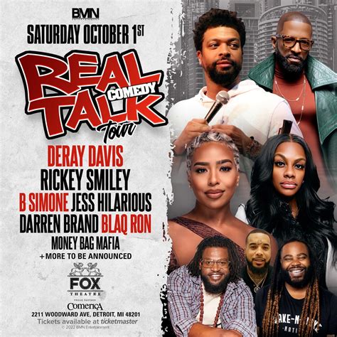 Real Talk Comedy Tour Dallas Tx